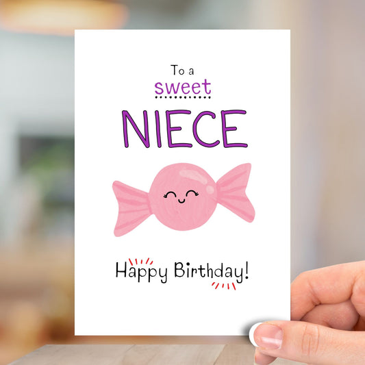 To A Sweet Niece, Happy Birthday Card