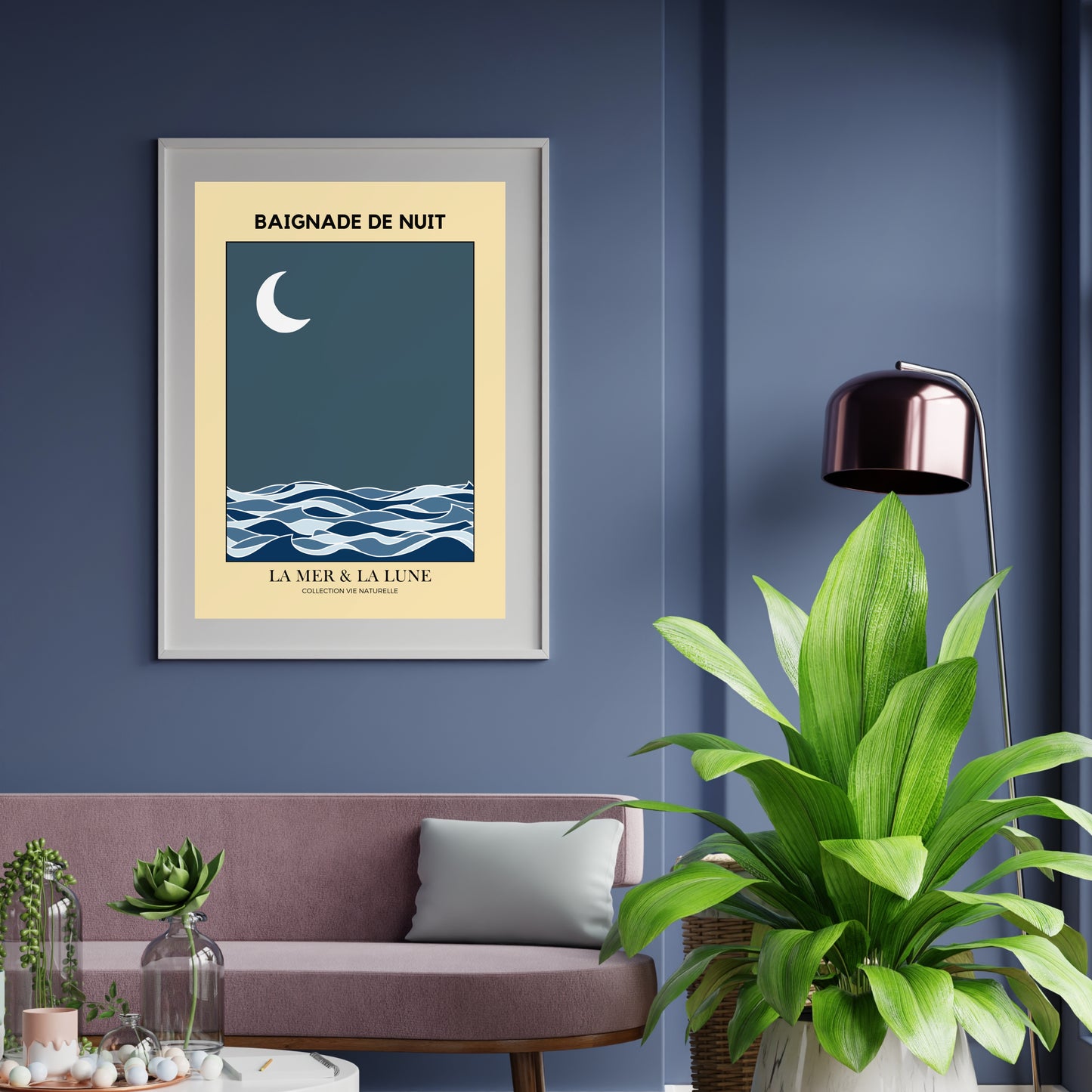 Night Swimming, Art Print, A3/A4/A5 Sizes