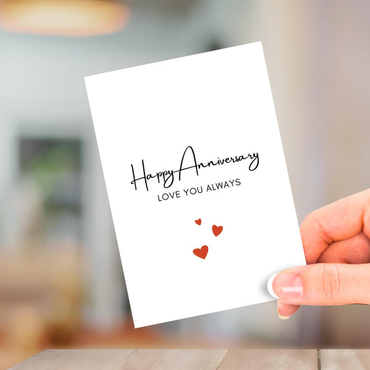 Love You Always, Anniversary Card