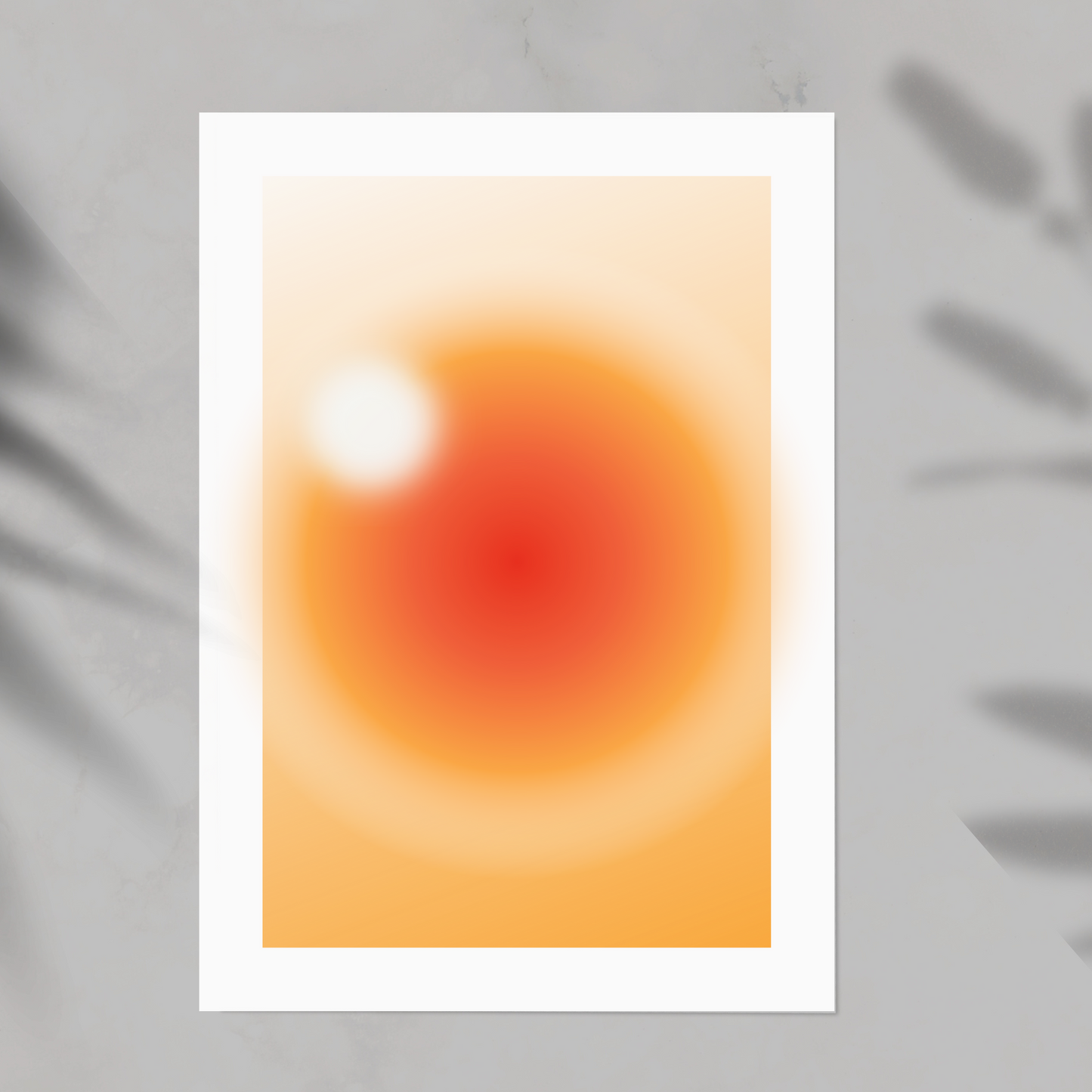 Gradient - Orange, Art Print, A3/A4/A5 Sizes