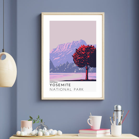 Yosemite, Art Print, A3/A4/A5 Sizes