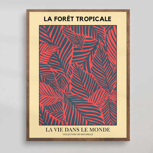 Tropical Leaf, Art Print, A3/A4/A5 Sizes