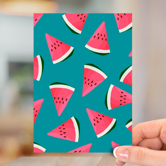 Watermelon, All Occasion Greeting Card