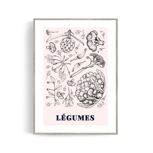 Légumes, Art Print, A3/A4/A5 Sizes