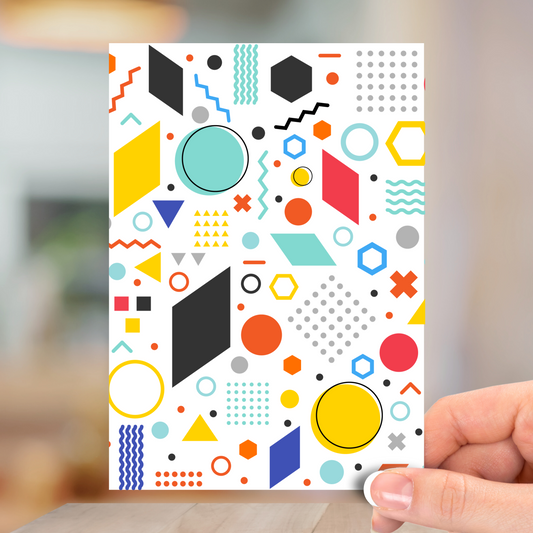 Shapes, All Occasion Greeting Card