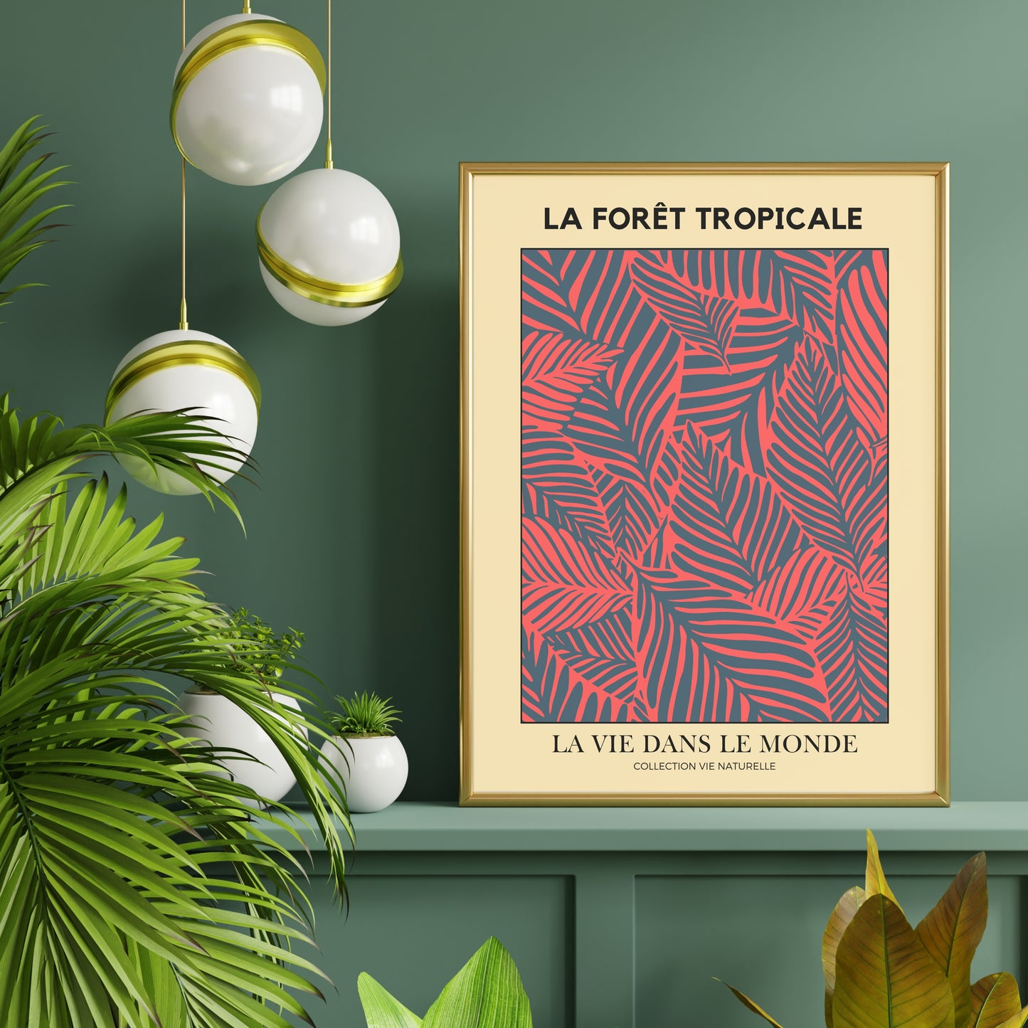 Tropical Leaf, Art Print, A3/A4/A5 Sizes