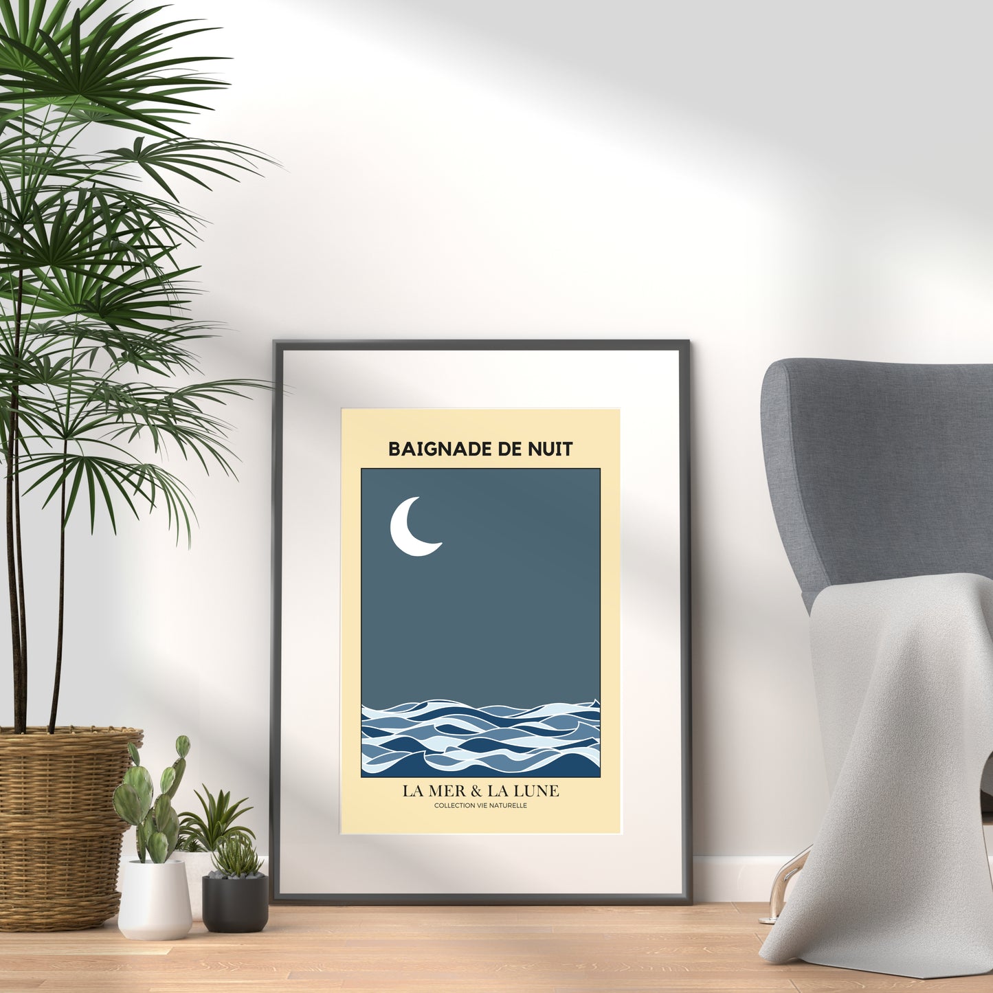 Night Swimming, Art Print, A3/A4/A5 Sizes