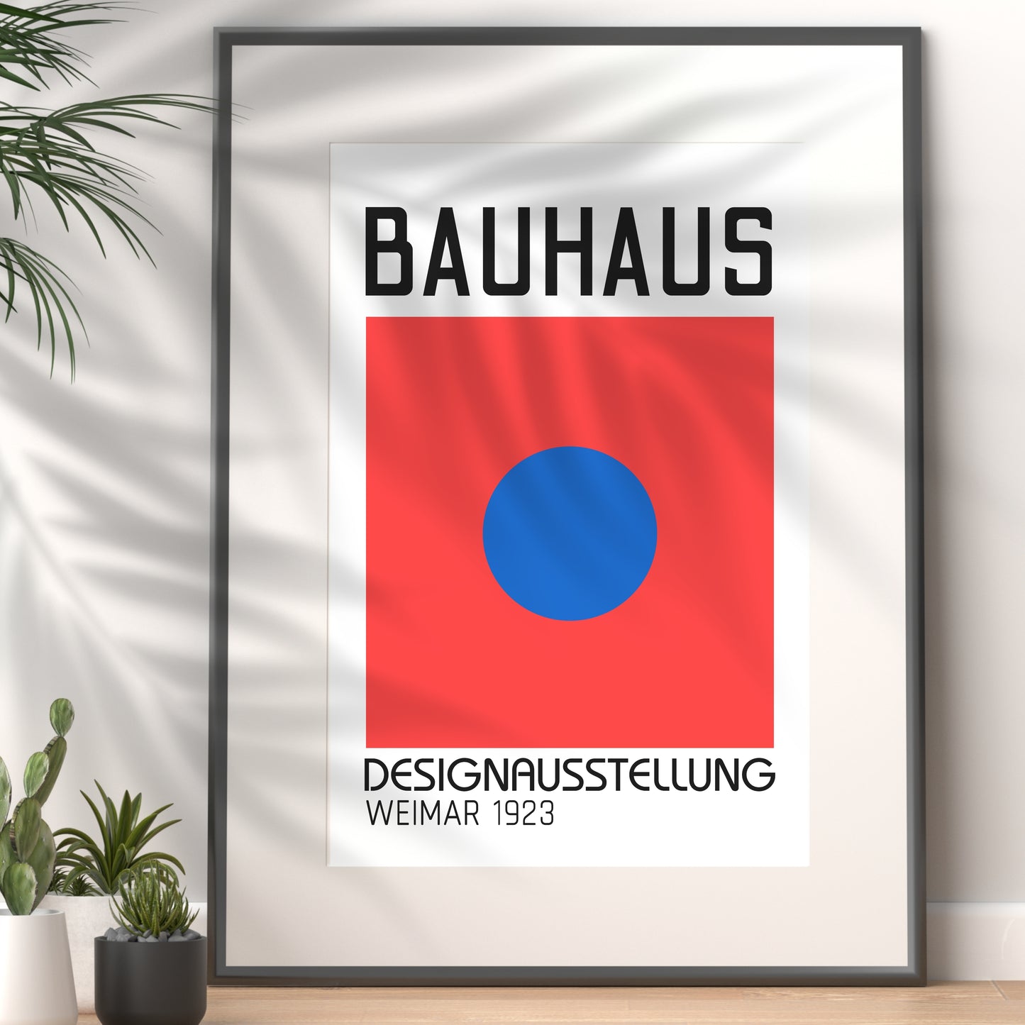 Bauhaus Exhibition, Blue Dot, Art Print, A3/A4/A5 Sizes
