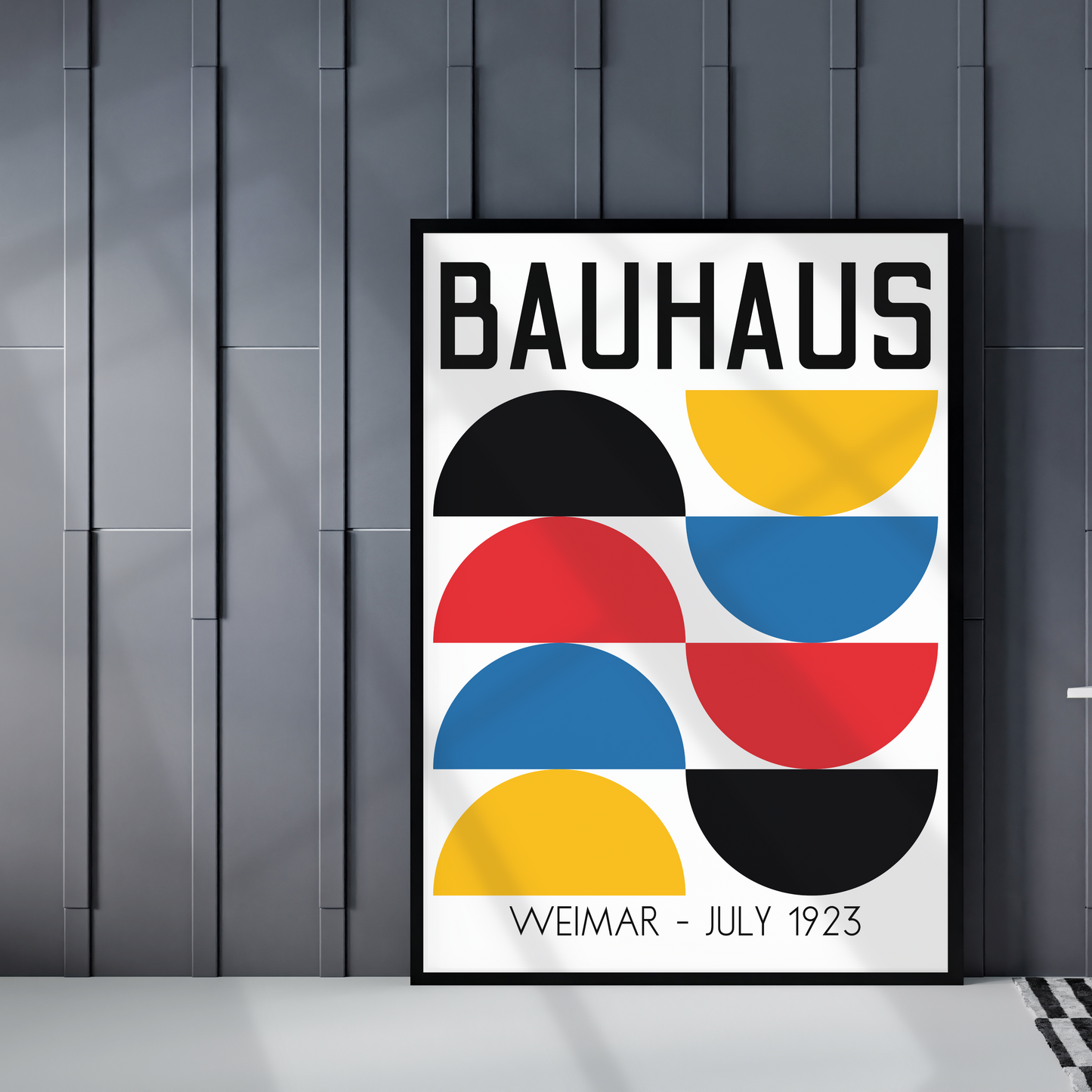 Bauhaus Exhibition, Multicolour, Art Print, A3/A4/A5 Sizes