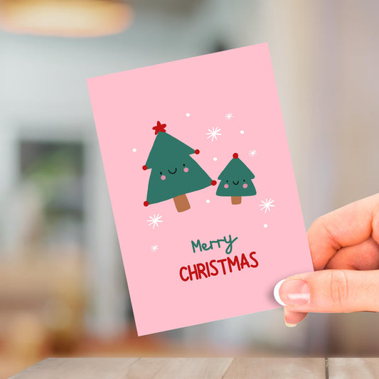 Christmas Cards: Unique Merry Christmas Greetings for Family and Loved Ones, Print Inside