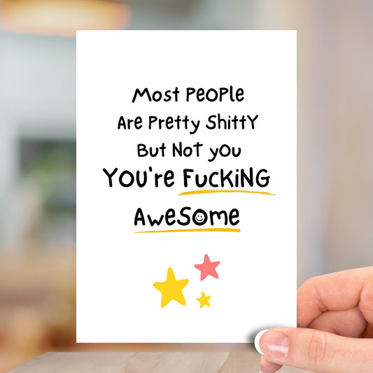 Most People, Happy Birthday Card