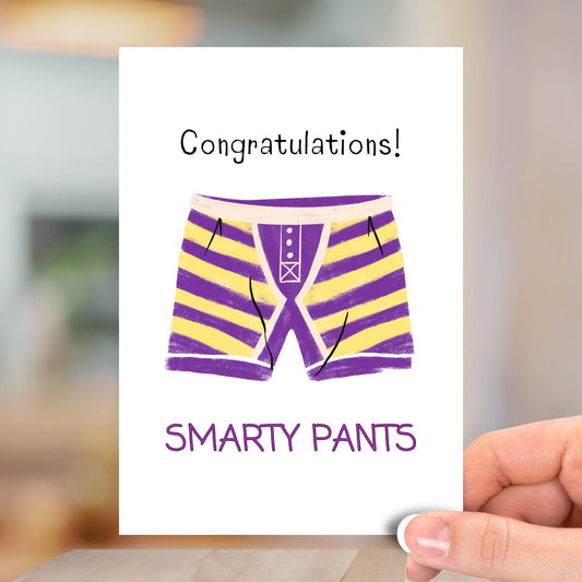 Smarty Pants, Congratulations Card